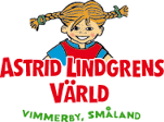 Illustration på Astrid Lindgrens värld.