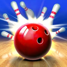 Illustration med bowlingkäglor och klot.